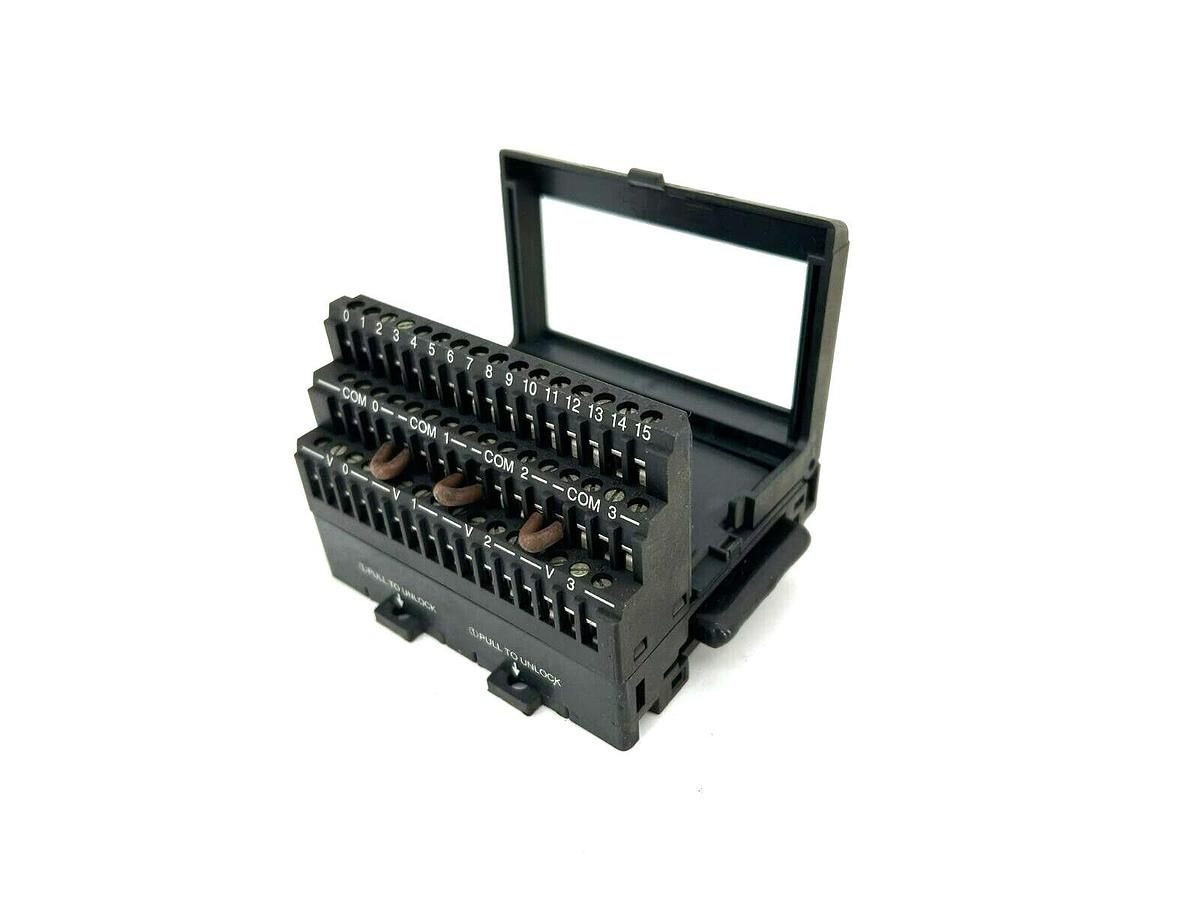 Used Automation Direct T1K-16B I/O Base 3-row 48-pin screw clamp 12 AWG.