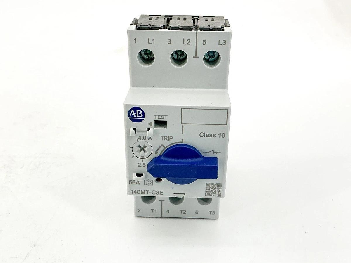 New Allen Bradley 140MT-C3E-B40 Motor Protector Breaker 2.5-4A 690V Ser.A