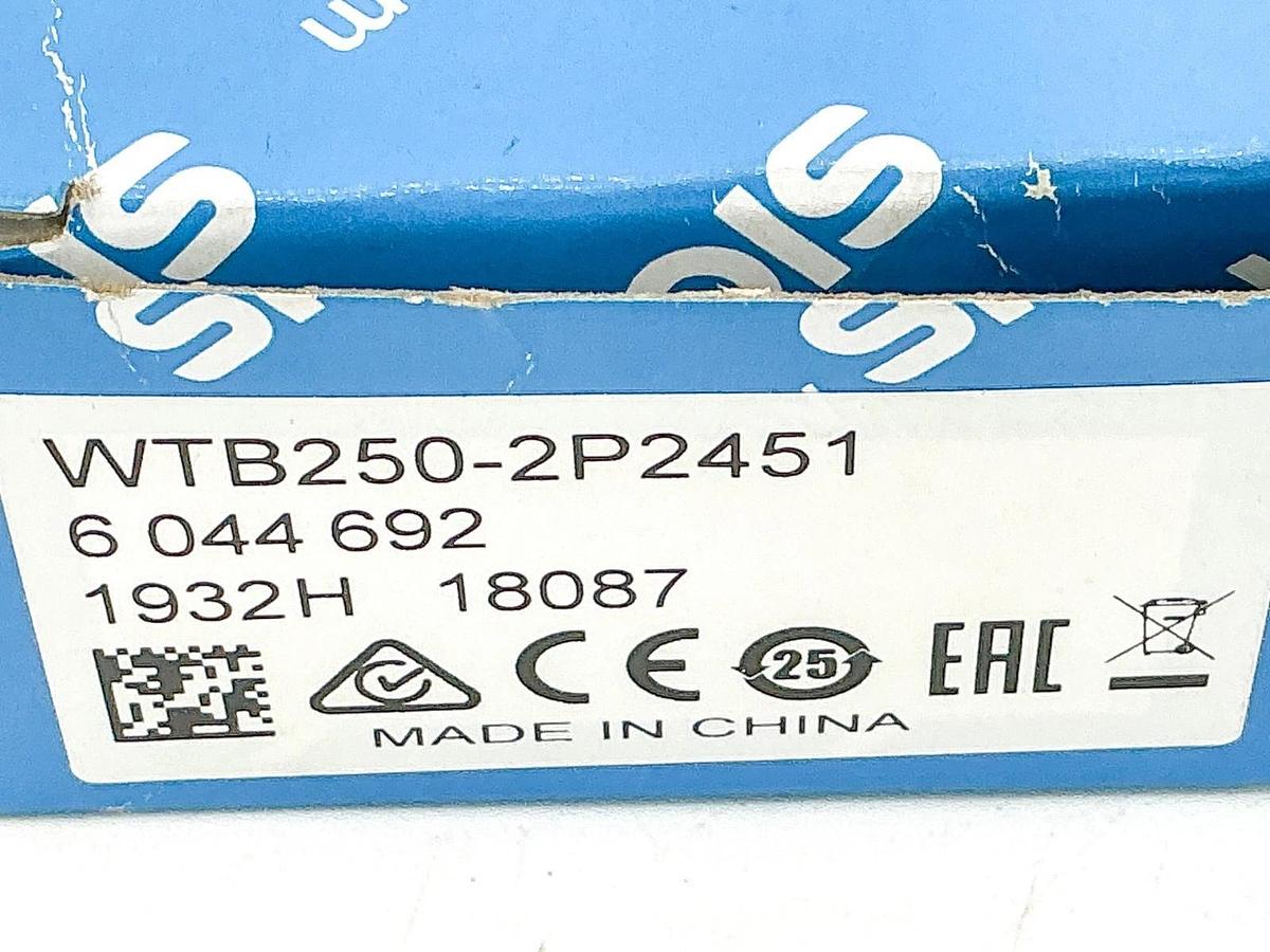 New Sick WTB250-2P2451 Photoelectric Sensor 10-30VDC 6044692