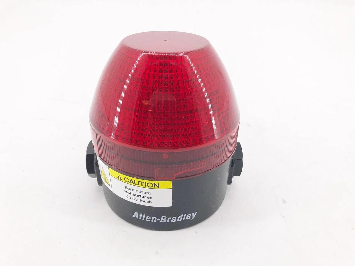 New Allen Bradley 855BS-S10BL4 Industrial Beacon 90mm 120VAC Red
