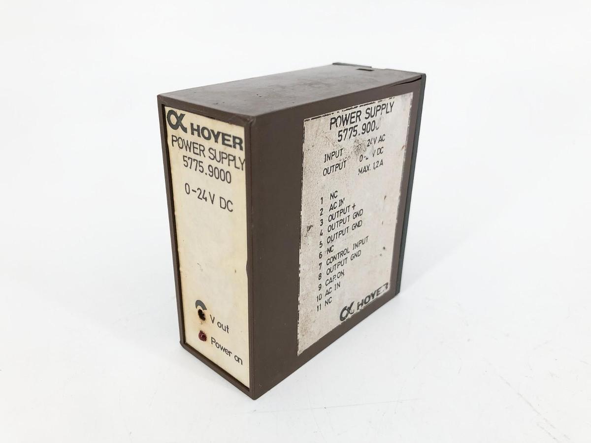 Used Hoyer 5775.9000 Voltage to Frequency Converter 0-24VDC 11-Pin