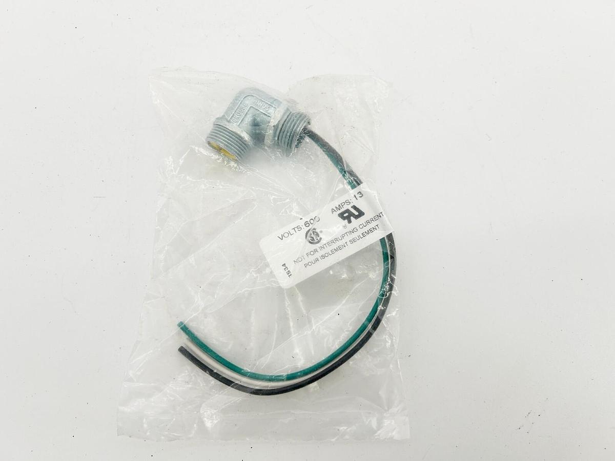 New Cooper 5000109-18 Cordset 3P 13A 600V