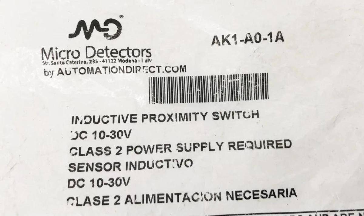 New Automation Direct AK1-A0-1A Inductive Proximity Sensor 10-30VDC