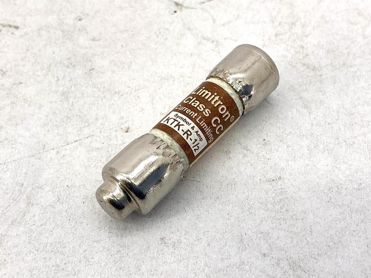 New Bussmann KTK-R-1/2 Limitron Class CC Fuse 1/2A 600V Box of 10