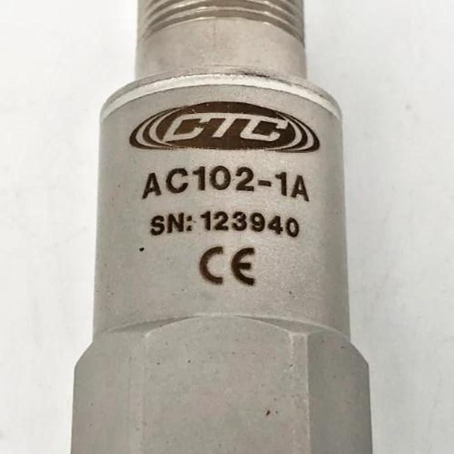 New CTC Vibration AC102-1A Accelerometer 100mV/g (NOM) - No Box