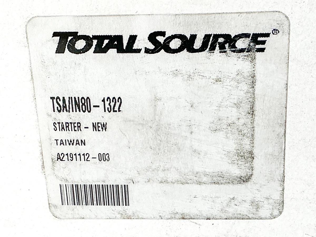 New Total Source TSA/IN80-1322 Starter SYSN0165