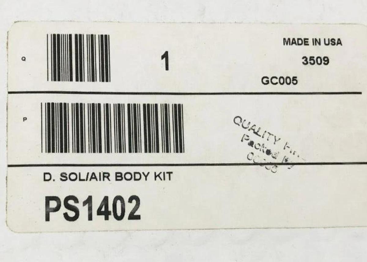 New Parker PS1402 Solenoid Air Body Repair Kit
