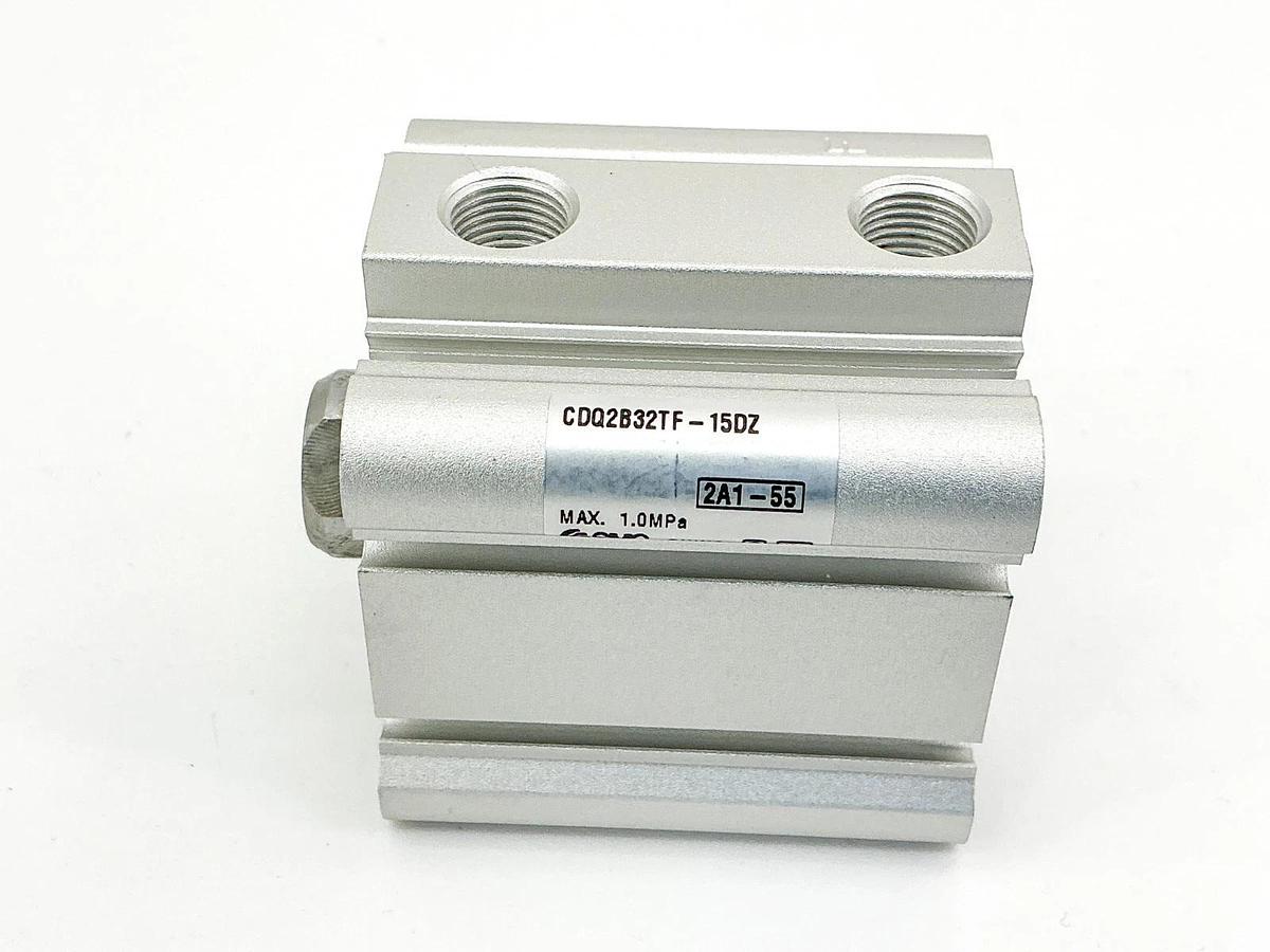 New SMC 2A1-55 Compact Cylinder 1.0MPa CDQ2B32TF-15DZ - No Box
