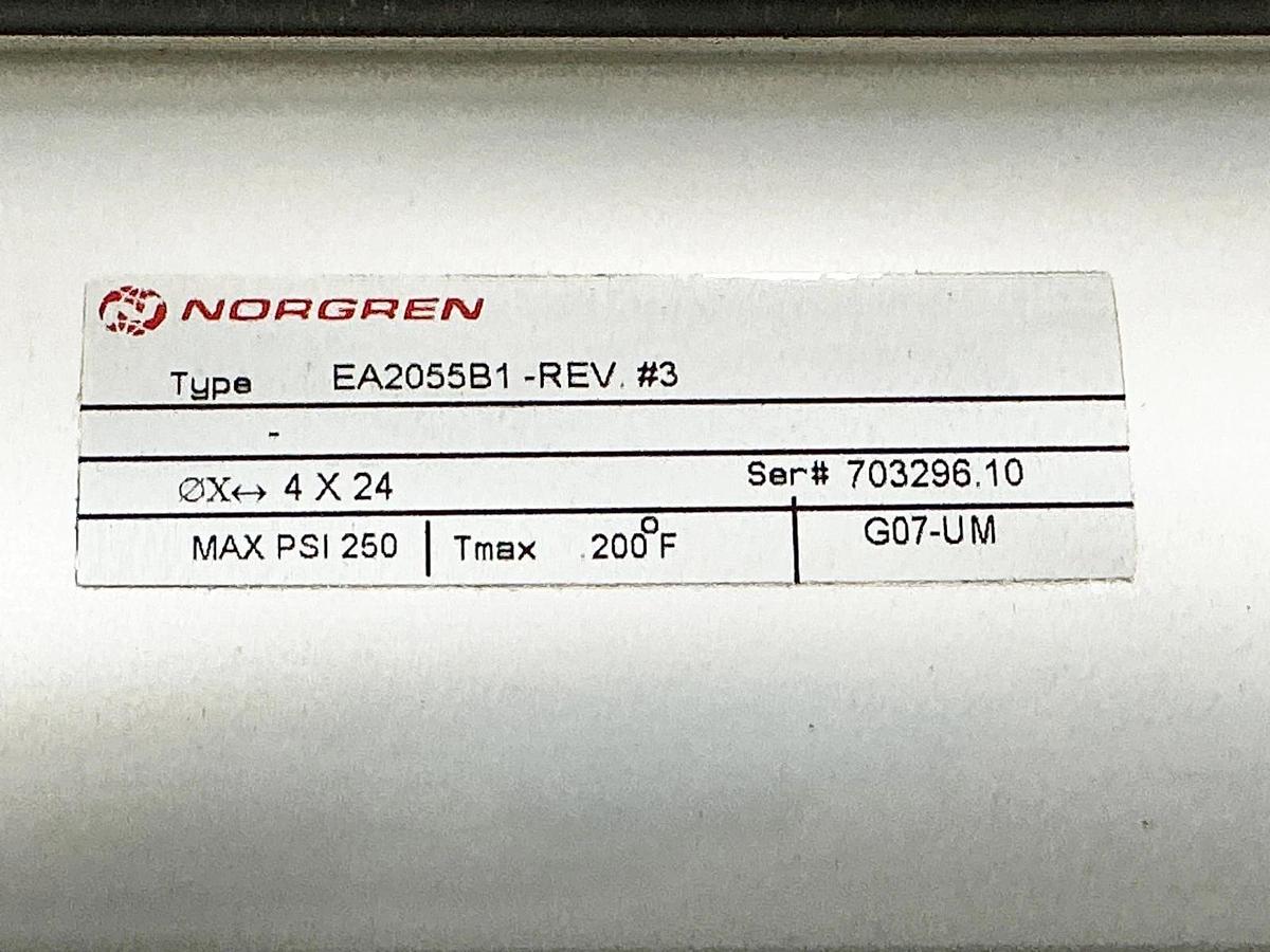 New Norgren EA2055B1-REV#3 Pneumatic Cylinder 250PSI 200Deg EA2055B1