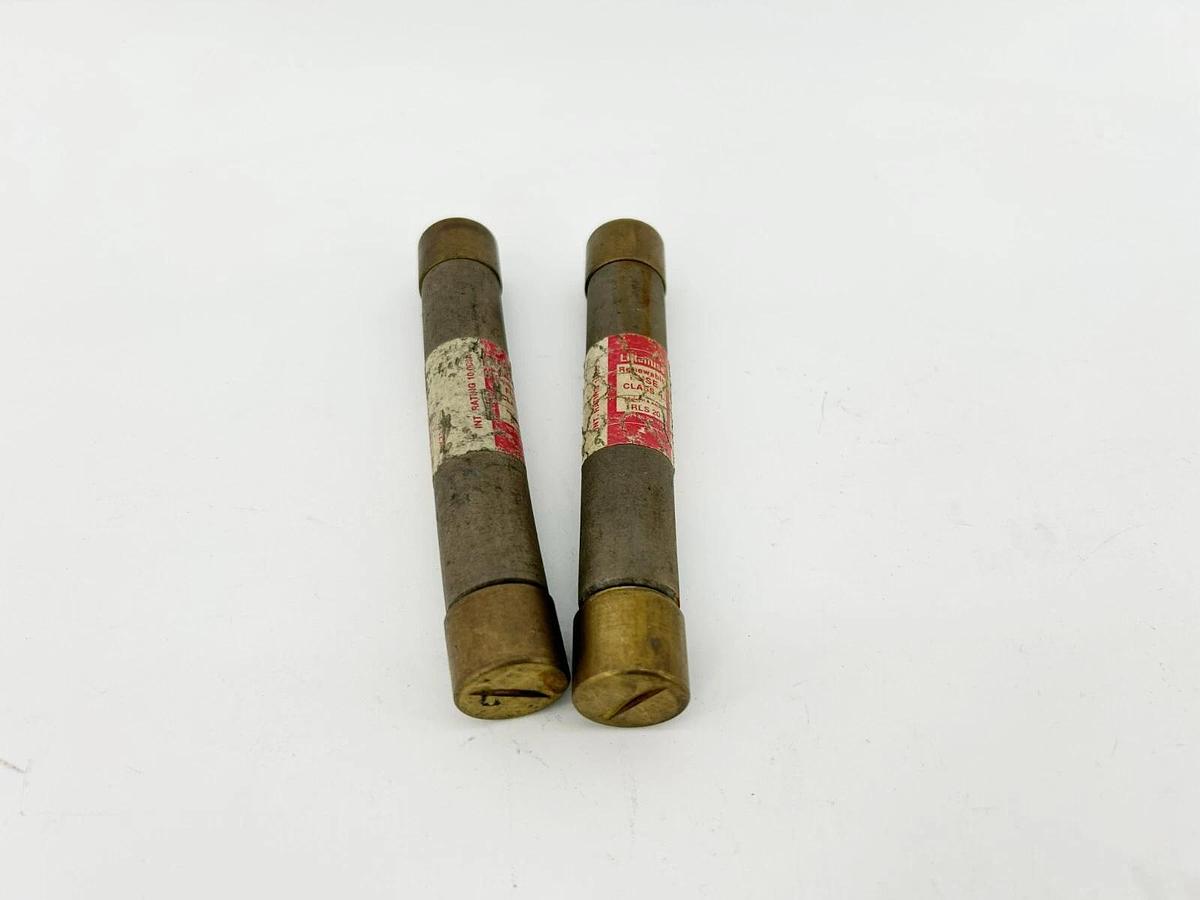 Lot of 2 New Littelfuse RLS-20 Renewable Fuses, 20 A, 600VAC