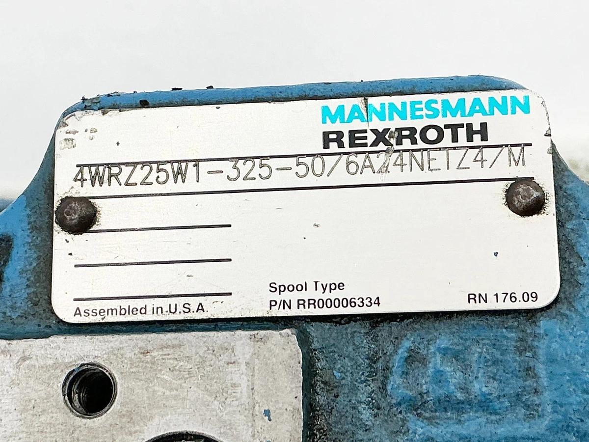 Used Rexroth 4WRZ25W1-325-50/6A24NETZ4/M Pilot Base Valve