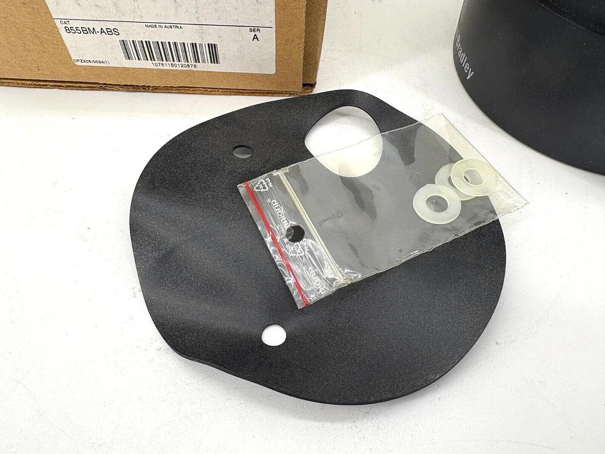 New Allen Bradley 855BM-ABS Ser. A Surface Mount Base 120mm Beacon Base