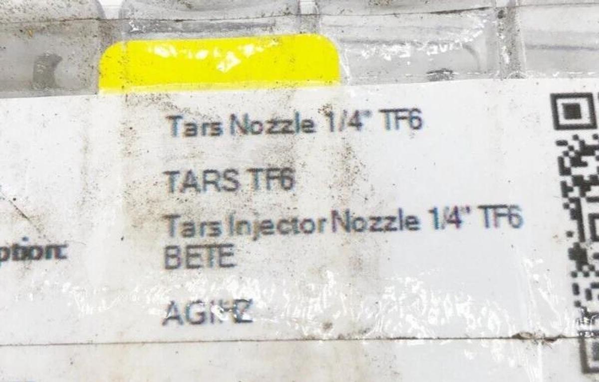 New Bete TF6N Tars 1/4" Injector Nozzle 316