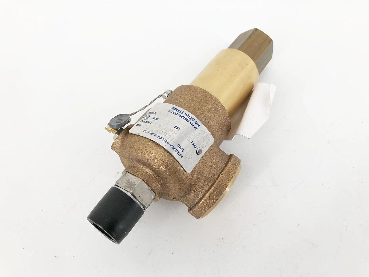 New Kunkle 913BDCM01-JE Relief Valve 1/2" Set 175psig Capacity 45 GPM - No Box