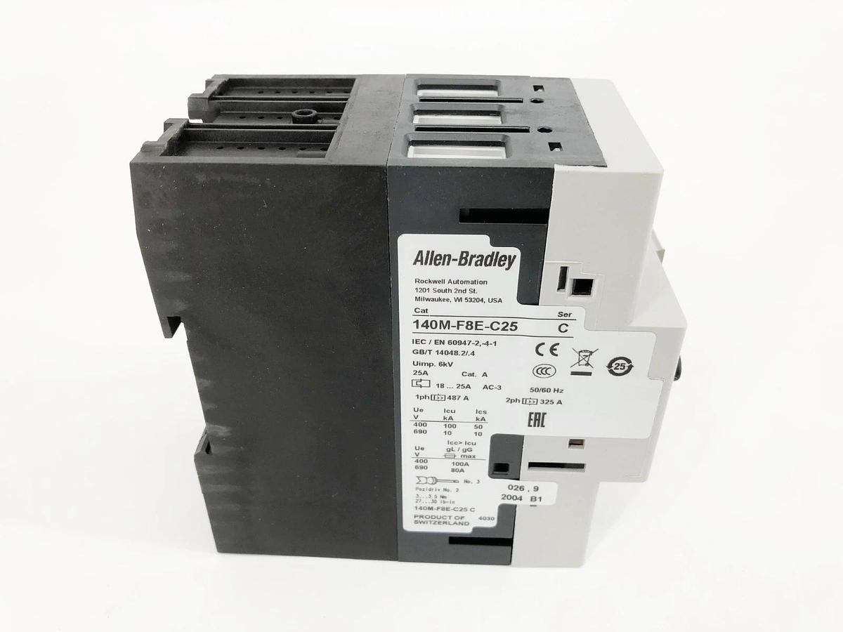 New Allen Bradley 140M-F8E-C25 Ser. C Motor Protector Circuit Breaker 18-25A