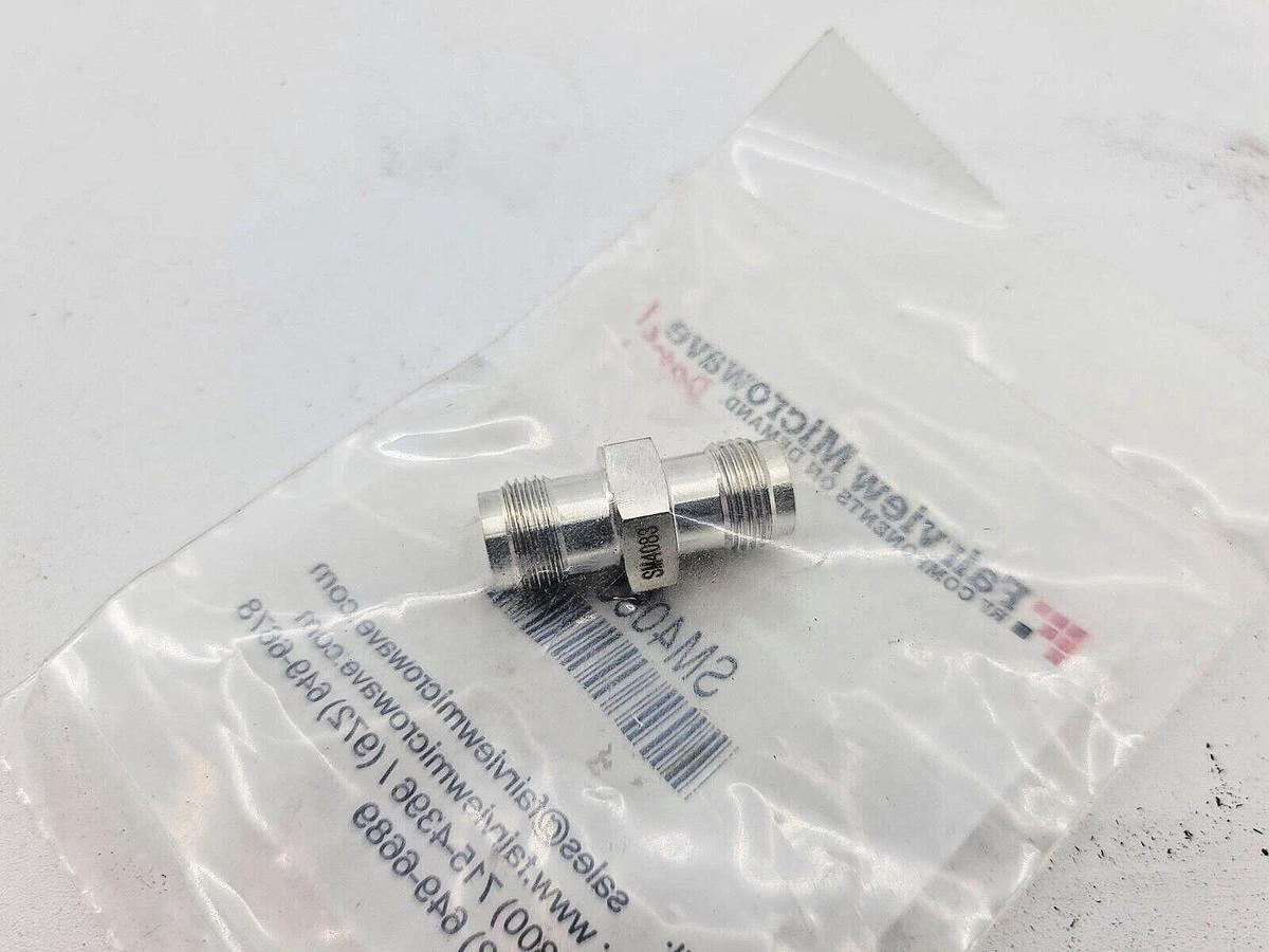 Used New Fairview Microwave SM4083 TNC to TNC Adapter Female to Female 1.25 VSWR