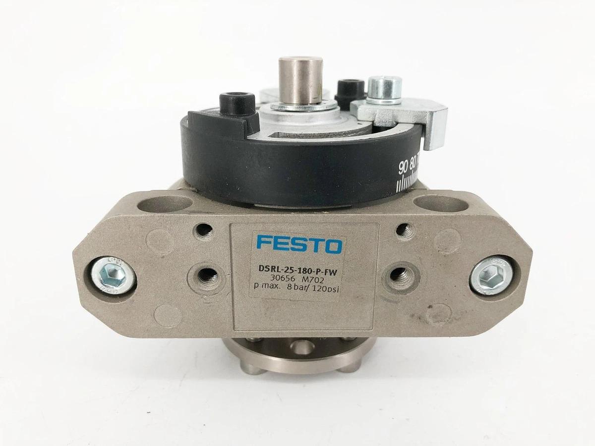New Festo DSRL-25-180-P-FW Quarter Turn Actuator 120psi 30656 (Missing Parts)
