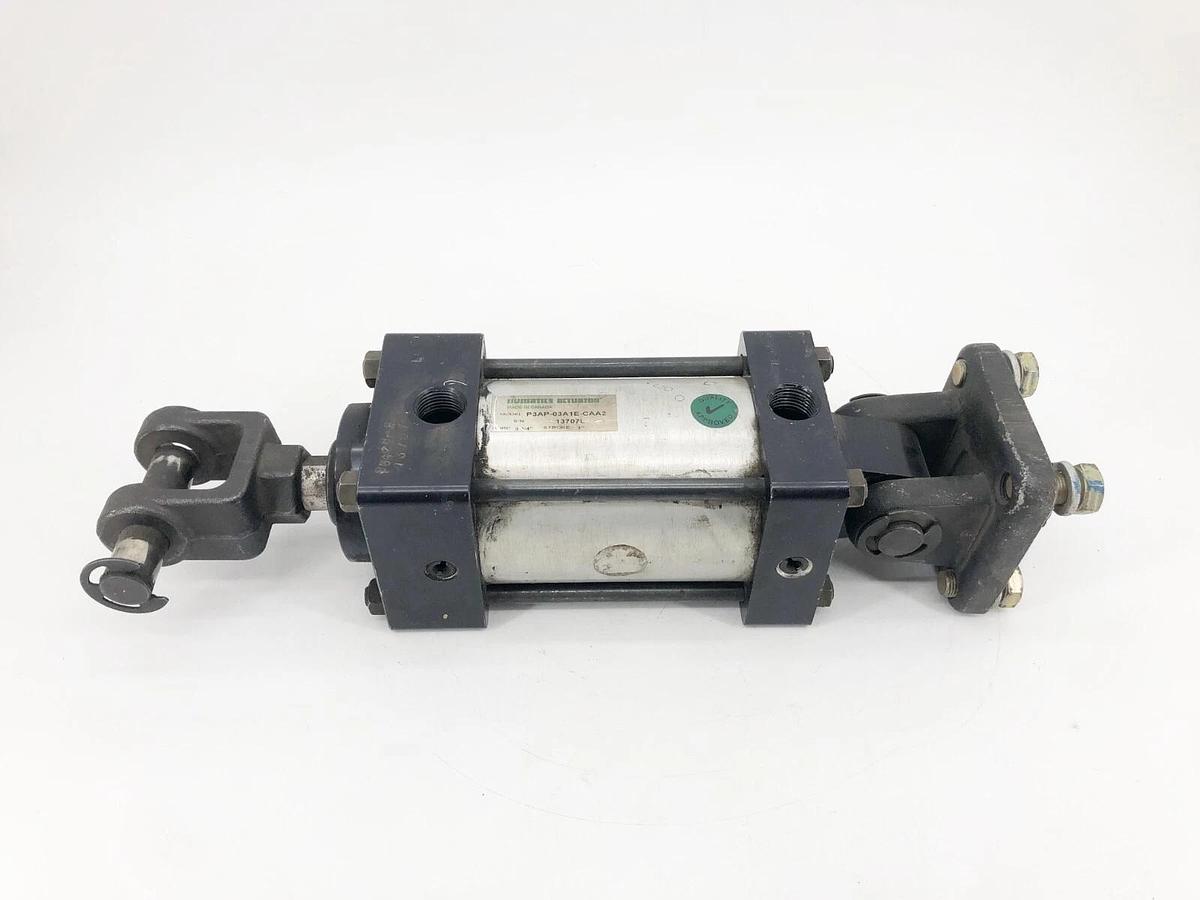 Used Numatics P3AP-03A1E-CAA2 Pneumatic Cylinder 3-1/4" Bore 3" Stroke