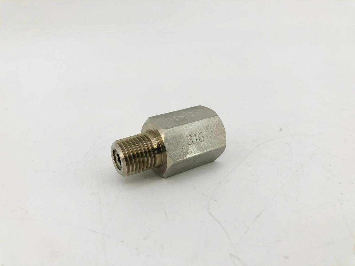 New Noshok 5025 Pressure Snubber 1/4" NPT 316 SS - missing small metal pieces