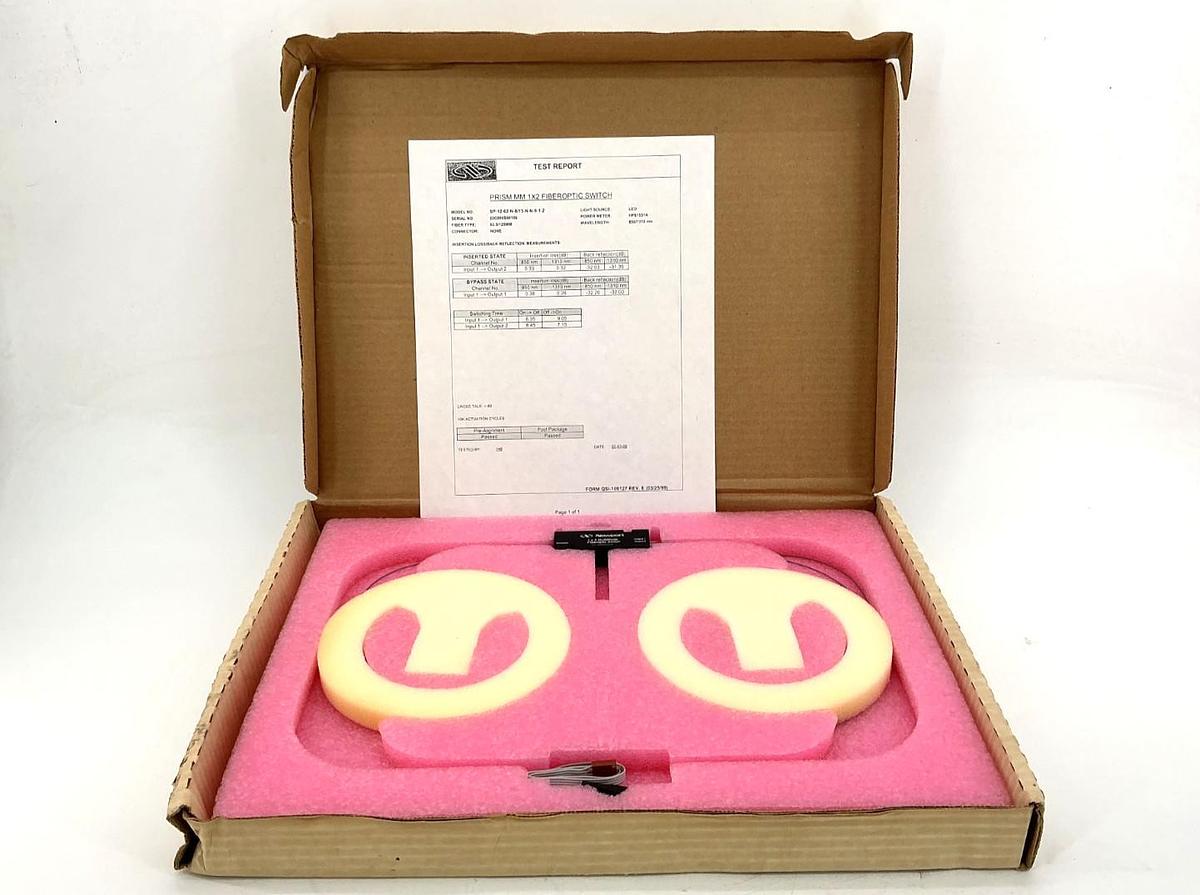 New Newport SP-12-62-N-8/13-N-N-9-1-Z 1X2 Fiberoptic Switch MPSN-62-12-OPT