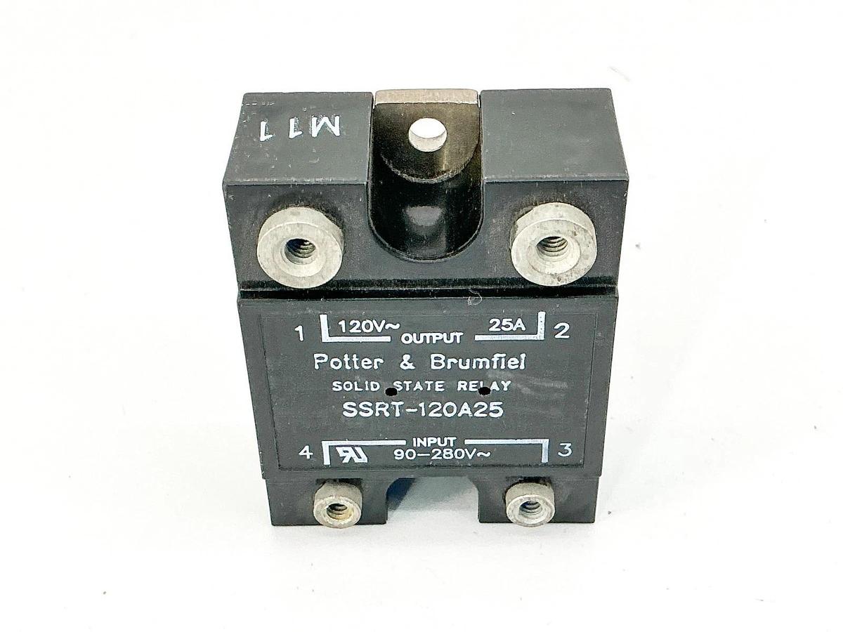 New Potter & Brumfiel SSRT-120A25 Solid State Relay 90-280V 25A - No Box