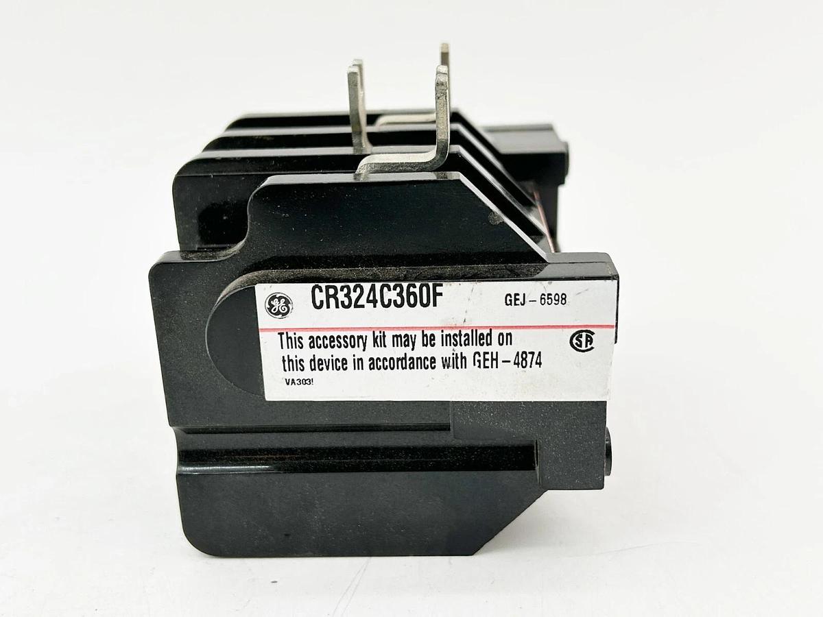 New GE General Electric CR324C360F Overload Relay Block W/O Box