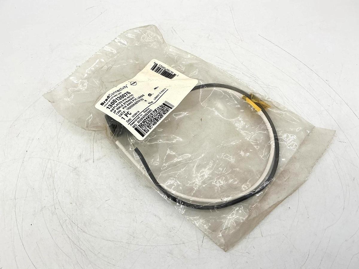 New Brad Connectivity 1R2006A20A120 Mini Cordset Male 2P 13A 600V 1300130076