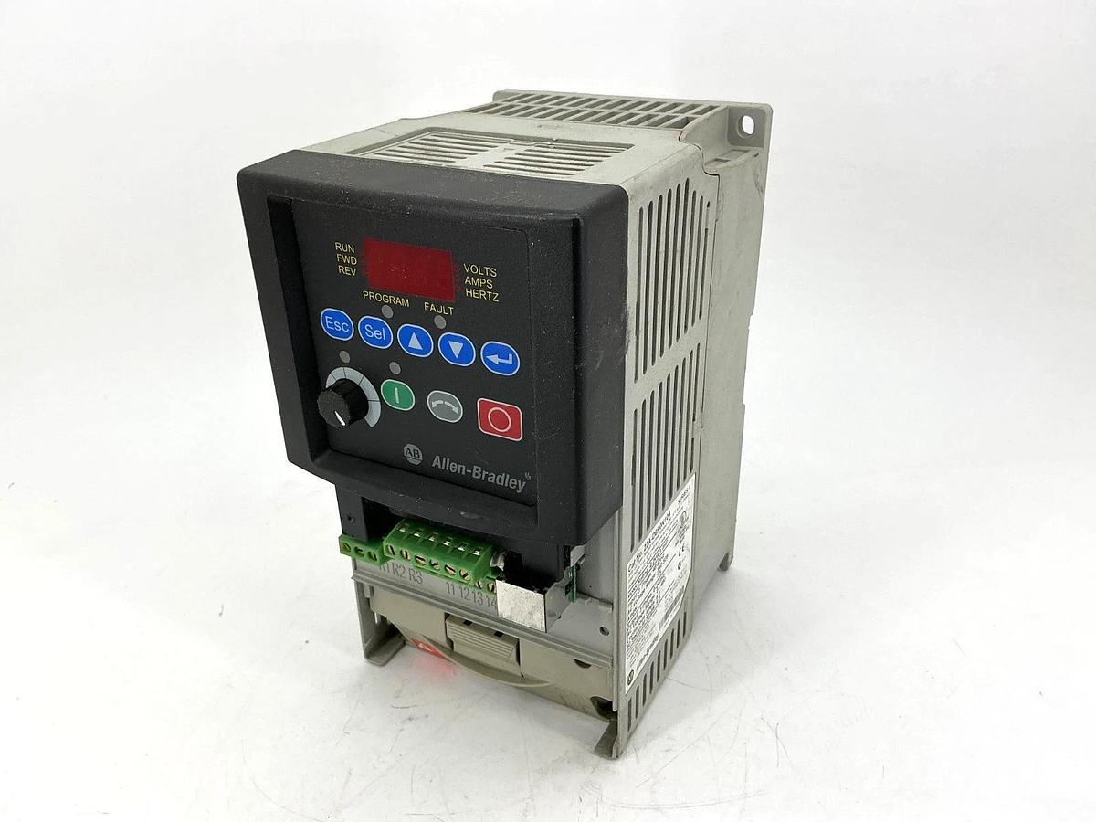 Used Allen Bradley 22A-D6P0N104 Ser A AC Drive 3HP 7.5A 342-528VAC 48-63HZ
