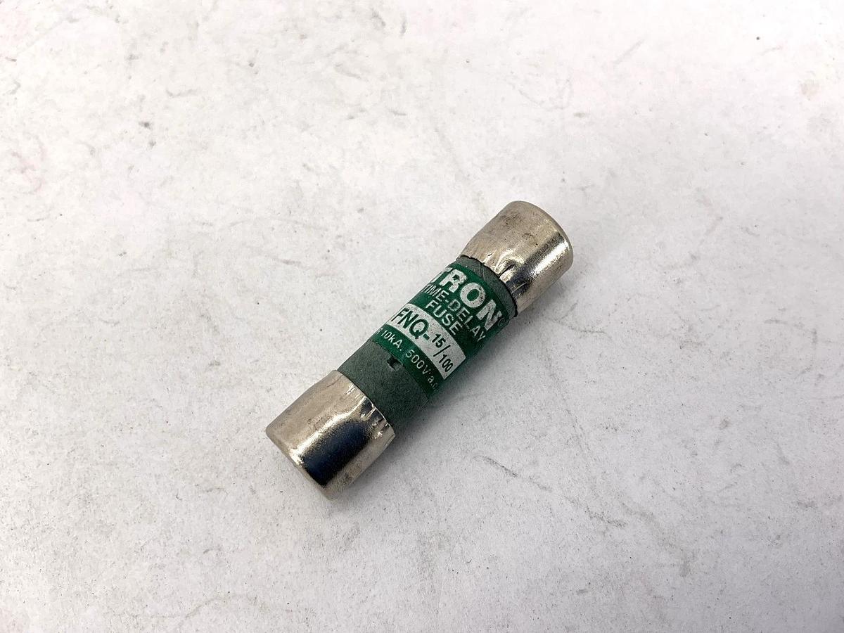 Lot of 7 New Bussmann FNQ-15/100 TRON Time-Delay Fuse 15/100A 500V