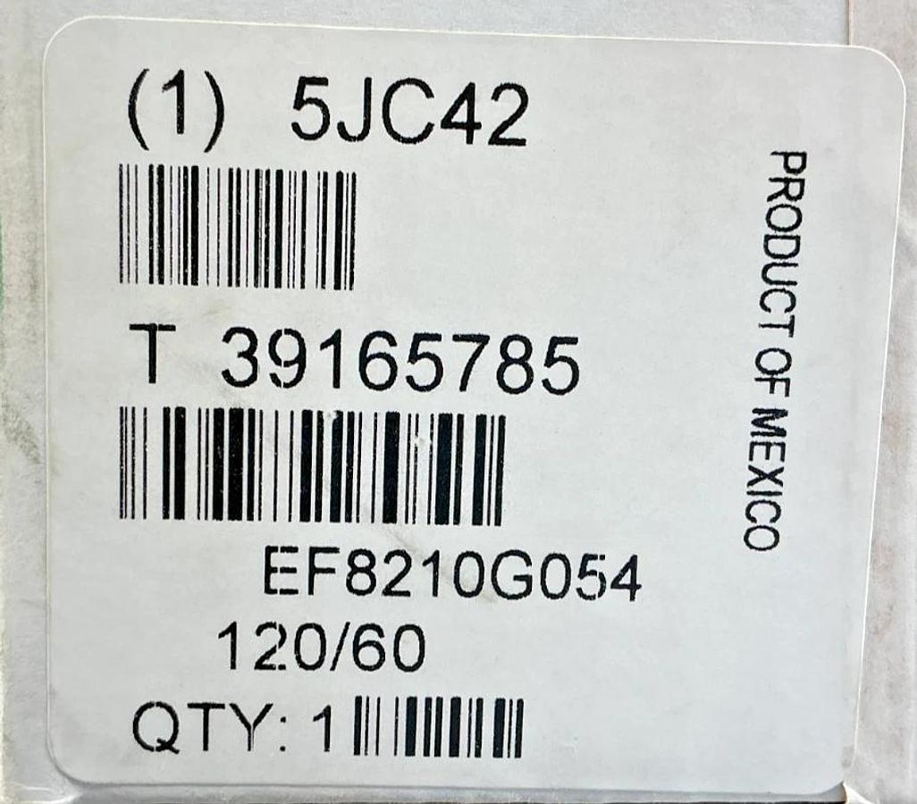 New Asco EF8210G054 120VAC Solenoid Valve 2-Way 150PSI 1" Pipe 16.1W 5JC42