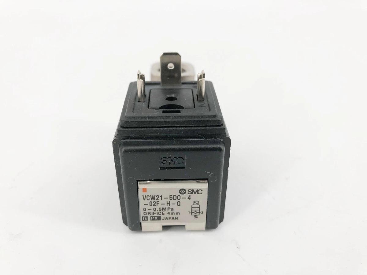 New SMC VCW21-5D0-4-02F-H-Q Compact Valve 0-0.5MPa 4mm Orifice - No Box