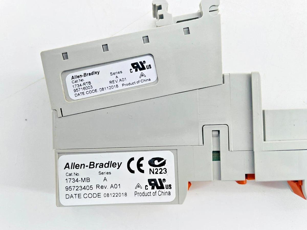 Lot of 2 New Allen Bradley 1734-TB Terminal Base Point I/O 95715805