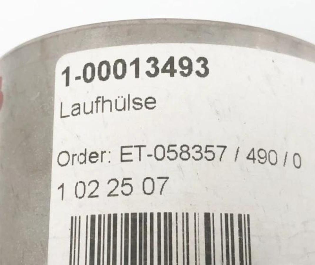 New Karl Schnell 1-00013493 Stainless Steel Bushing 2-3/4" OD x 3" L - No Box