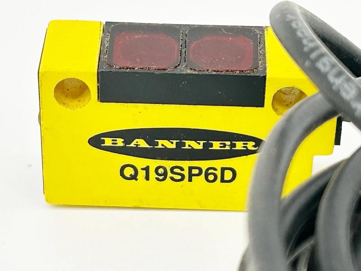 New Banner Engineering Q19SP6D Photoelectric Sensor PNP Diffuse 30V