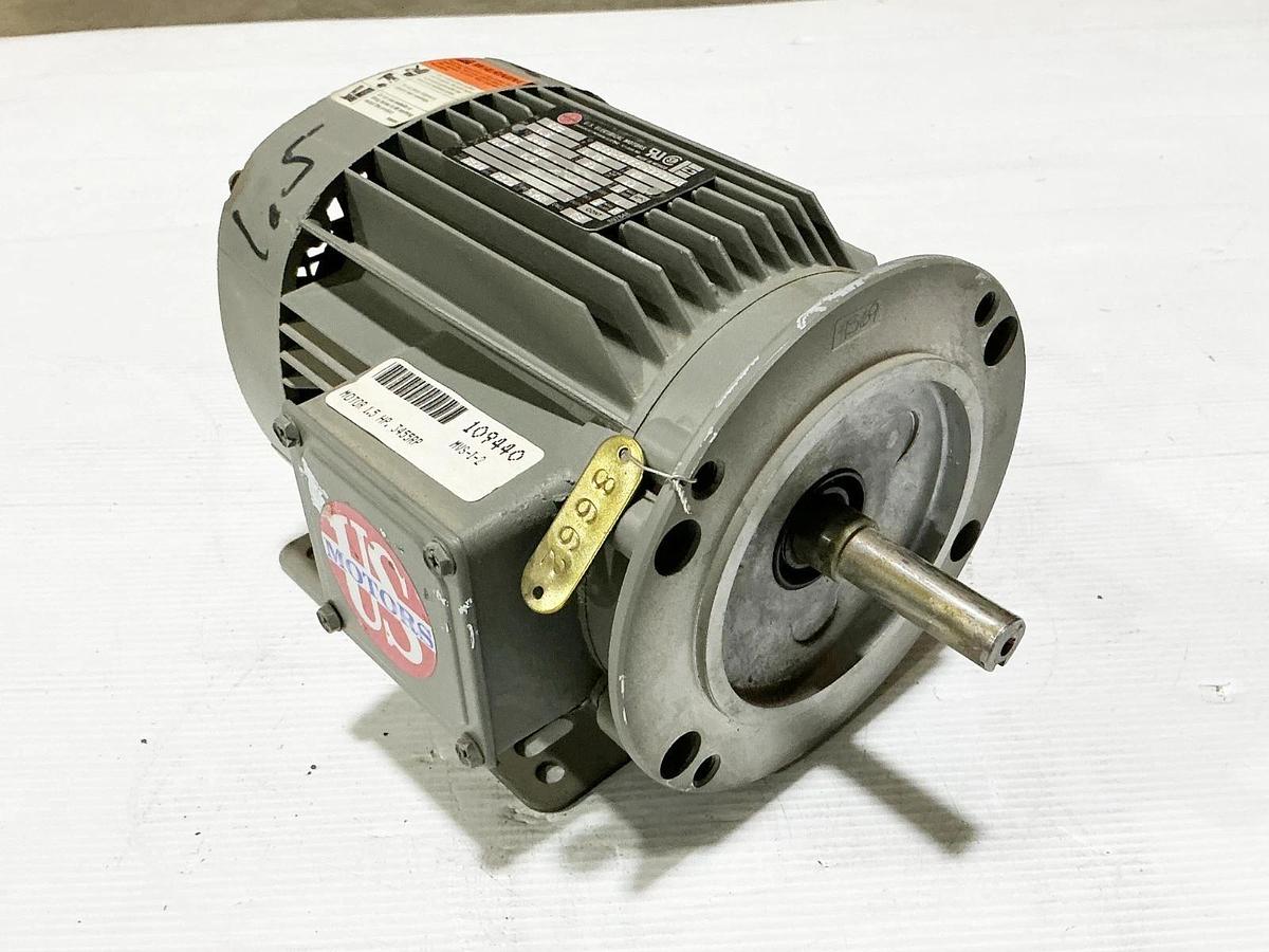 Used US Electrical Motors H569-Z07Z1500219M Electric Motor 1.5HP 575V 3440RPM 3PH 56C
