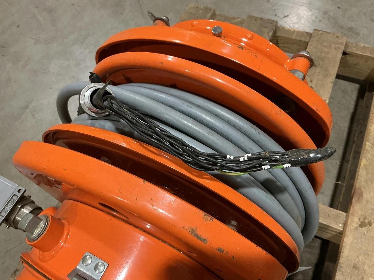 Used Gleason Reel S14351-12L-10-5 Cable Reel Lift ~25ft Type-18G Cable @ 0.150FPM