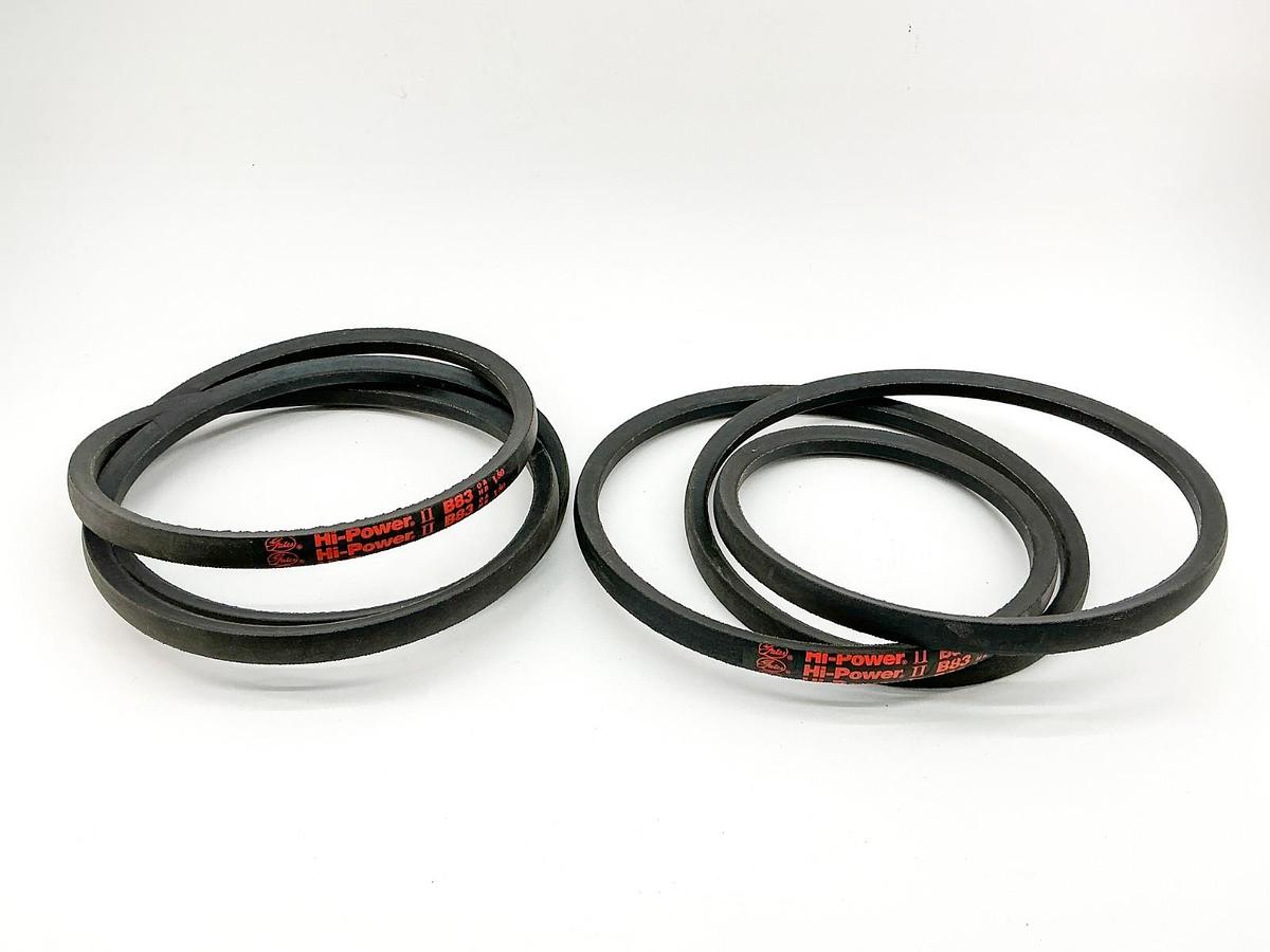 New Lot of 2 Gates B83 Hi-Power V-Belt 86" L 21/32" W 9003-2083 -No Box