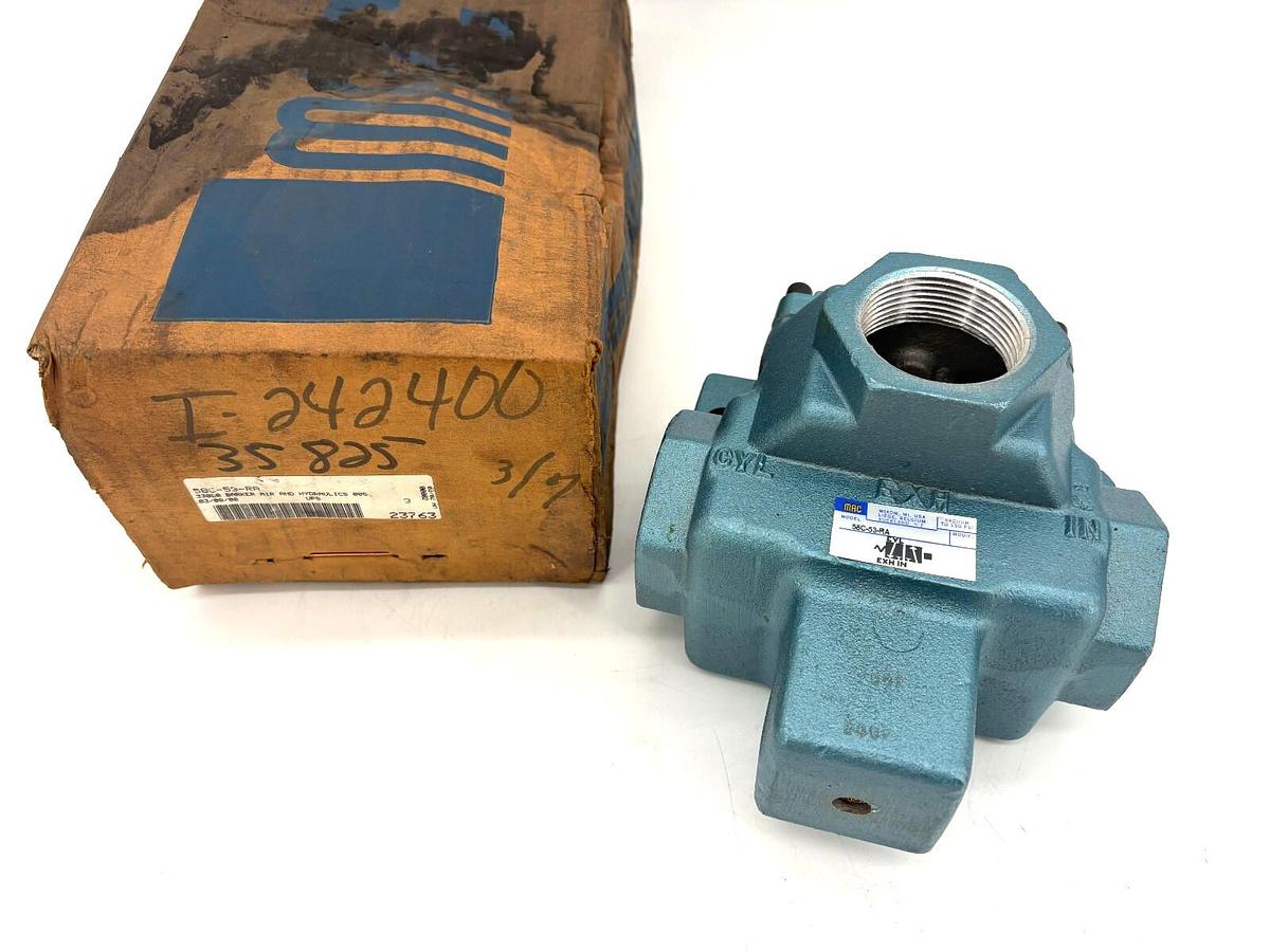 New MAC Valves 58C-53-RA 3-Way Spool Valve