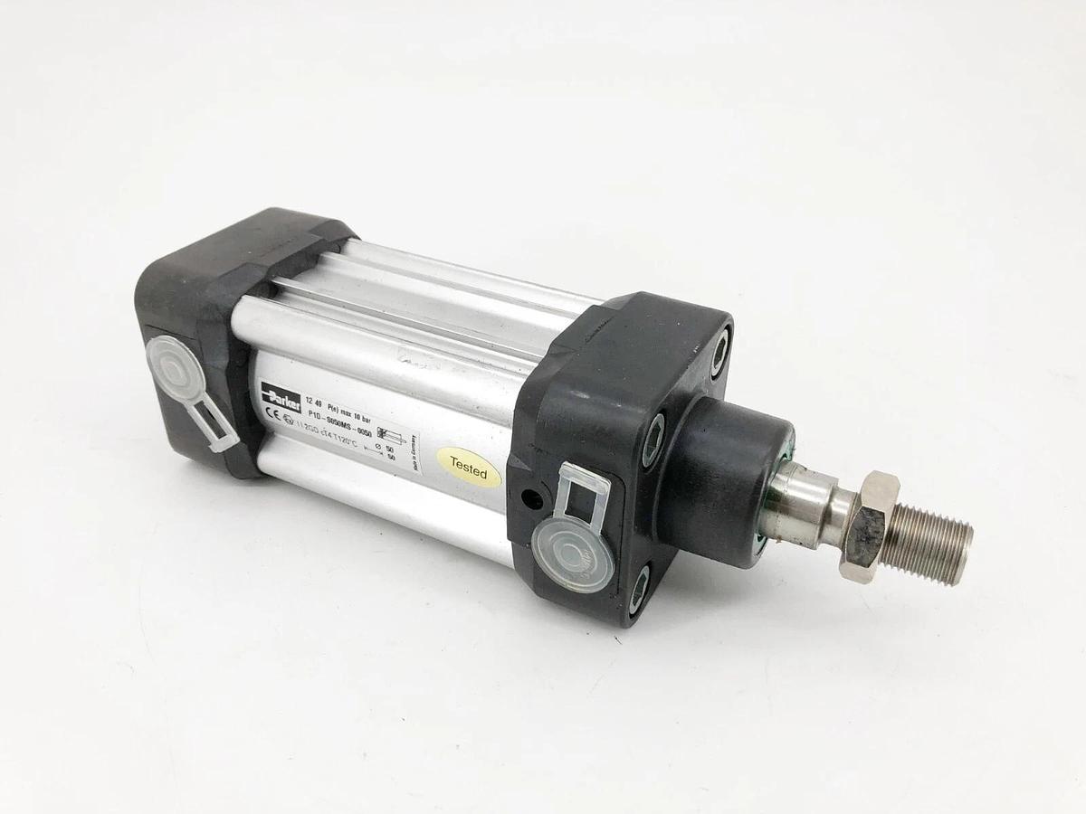 New Parker P1D-S050MS-0050 Pneumatic Cylinder 50mm Bore 50mm Stroke - No Box