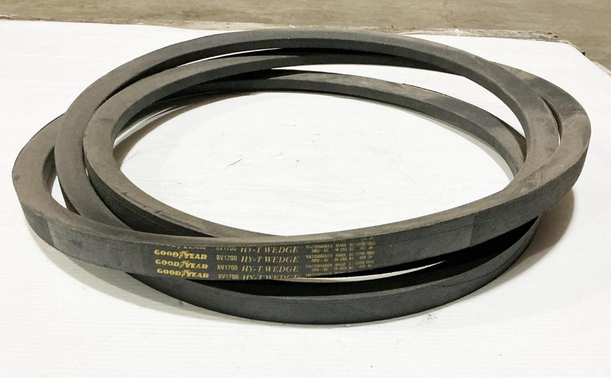 New Goodyear 8V1700 HY-T Belt 8V 170" Length 1" Width 1 Rib - No Box