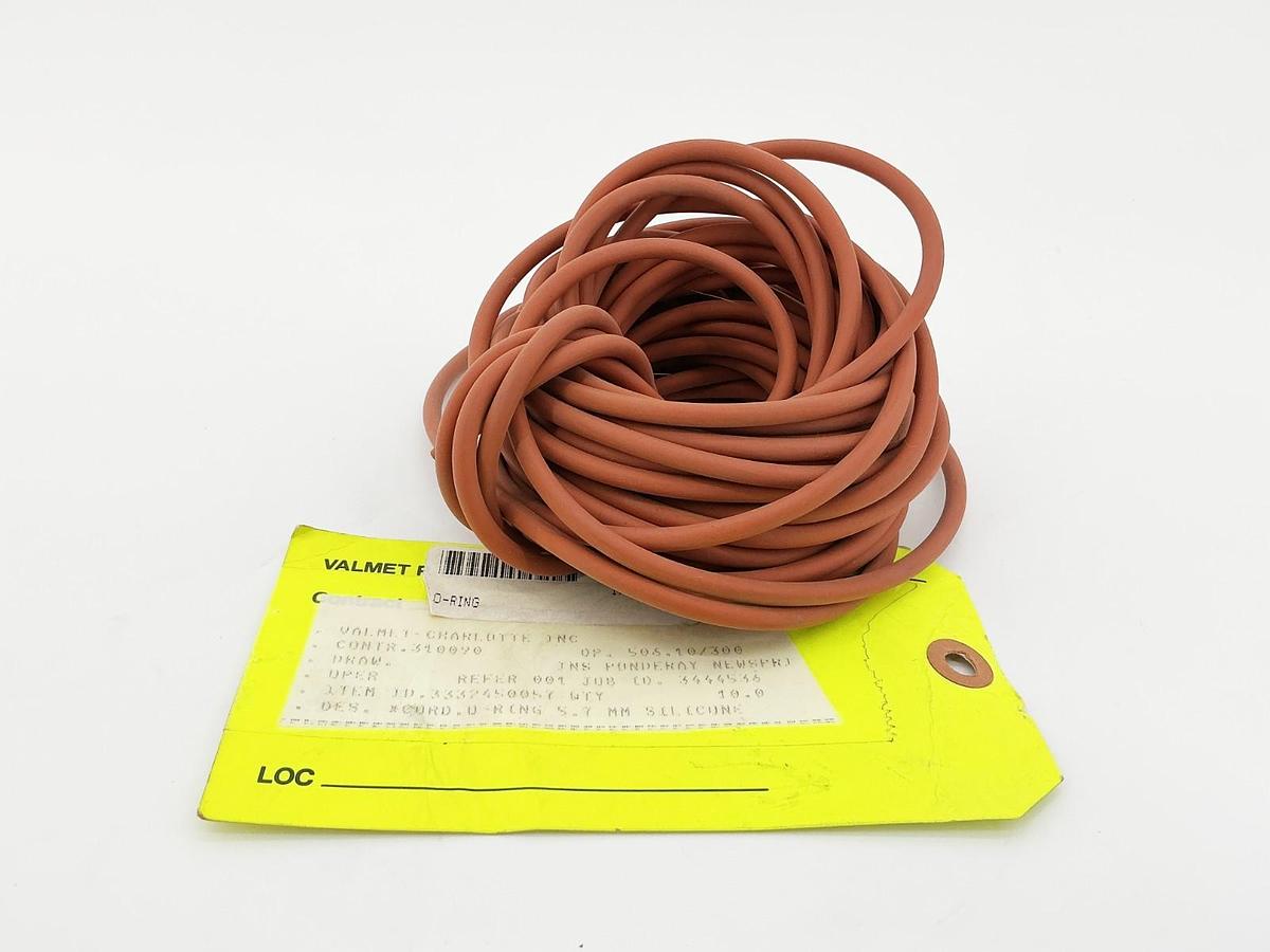 New Valmet 3332450057 Cord O-RIng 5.7MM Silicone