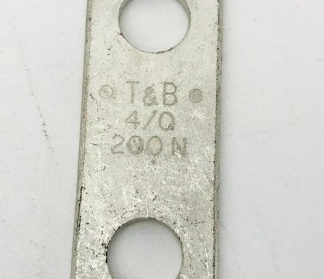 Lot of 4 New Thomas & Betts 54270 Compression Lugs 2-Hole 4/0 200N 54 Purple
