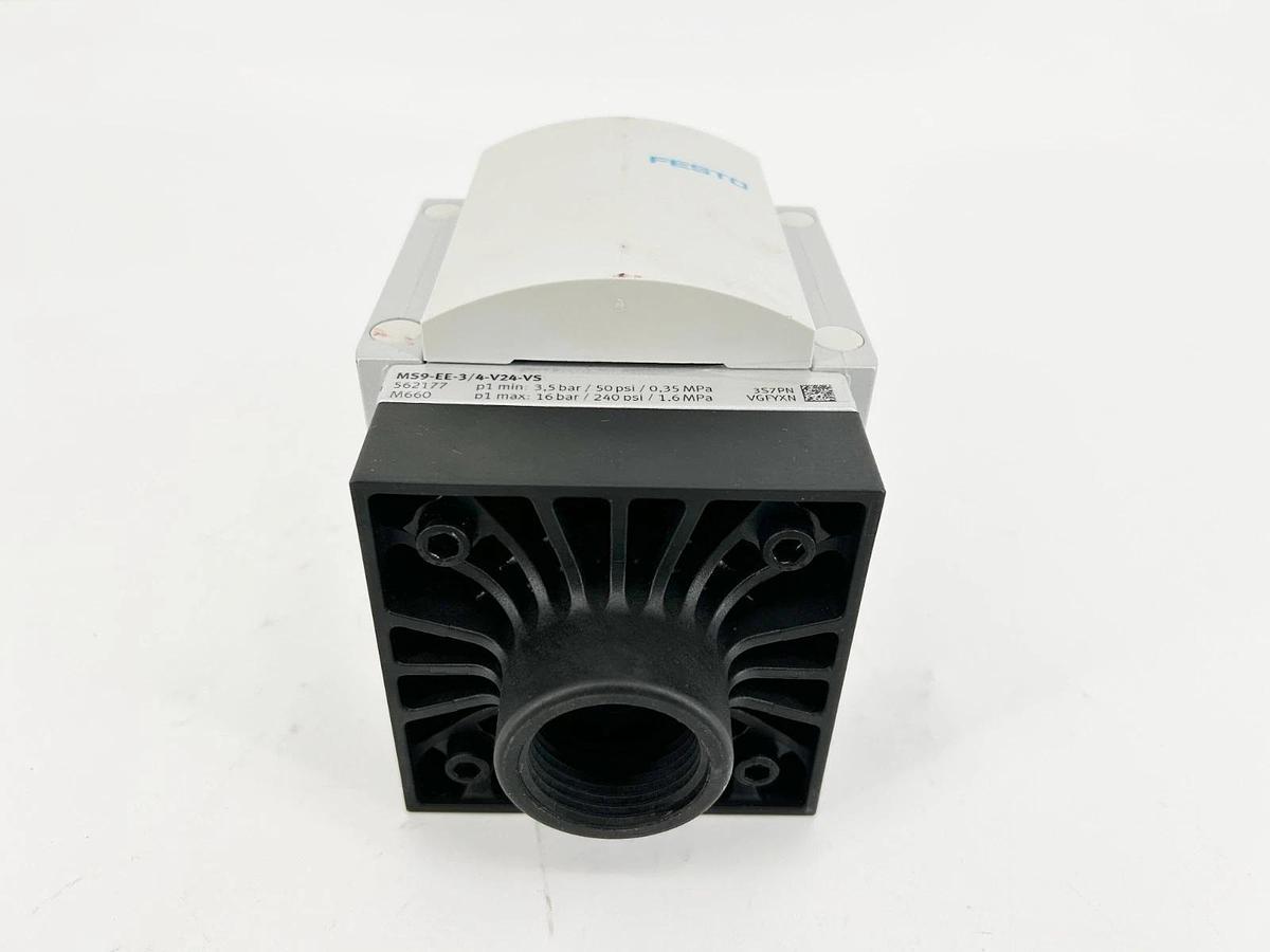 New Festo MS9-EE-3/4-V24-VS On/ Off Valve 240psi 24VDC 562177 - No Box