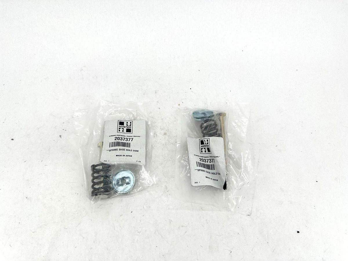 Lot of 2 New Hyster 2037377 SPRING SHOE HOLD DOWN KIT