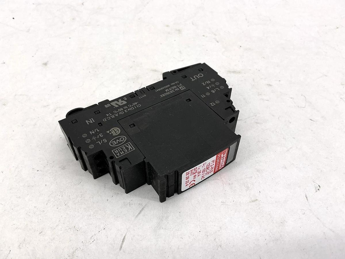 New Phoenix Contact PT-2-PE/S-120AC/FM Plugtrap Uc-150VAC In-26A 2856812