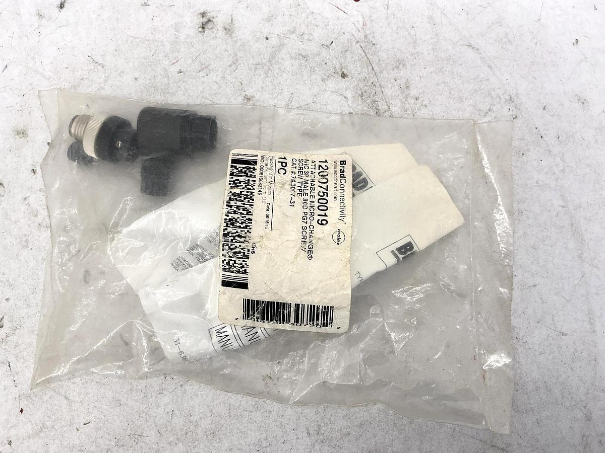 New BradConnectivity Molex Woodhead 7A3007-31 Attachable Micro-Change Male 3P