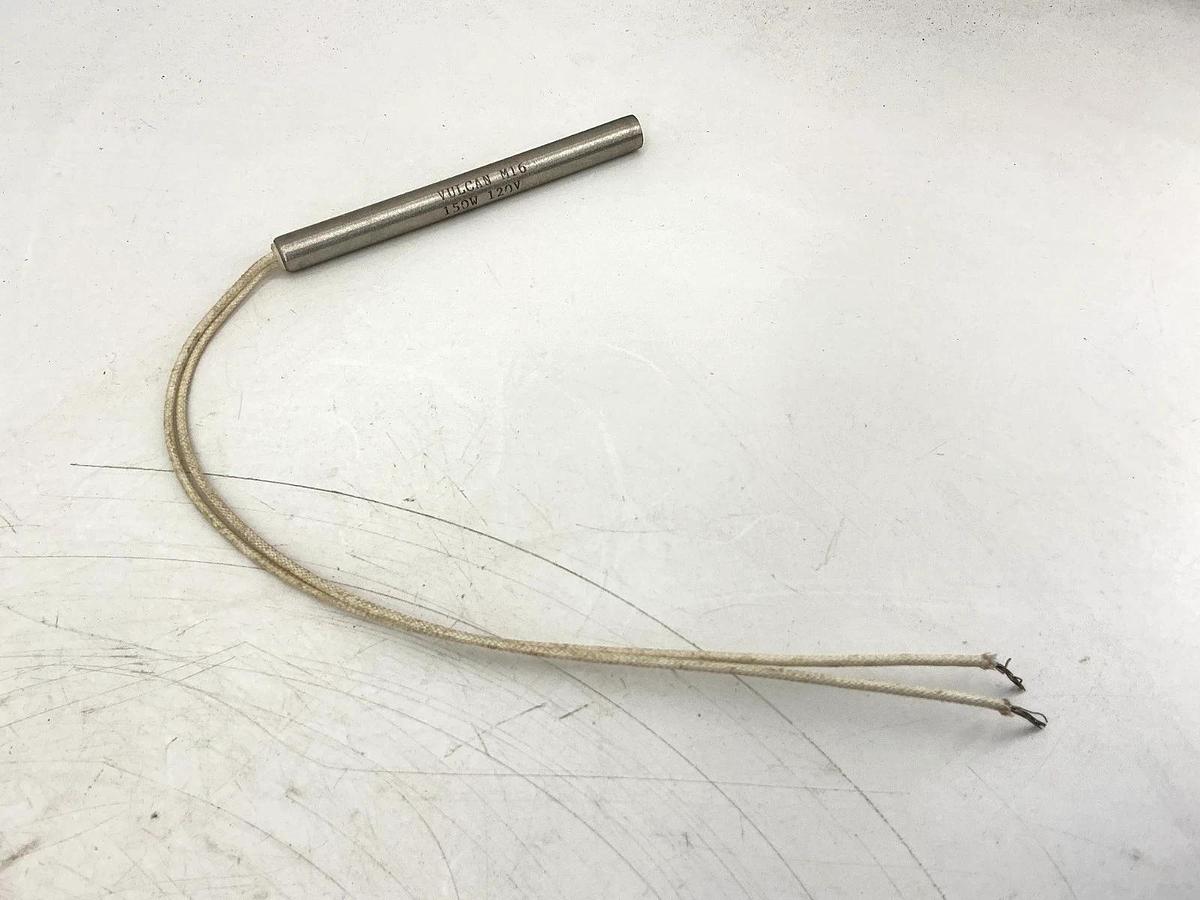 New Vulcan Electric C3930A Swaged Cartridge Heater 2-Wire 150W 120V - No Box
