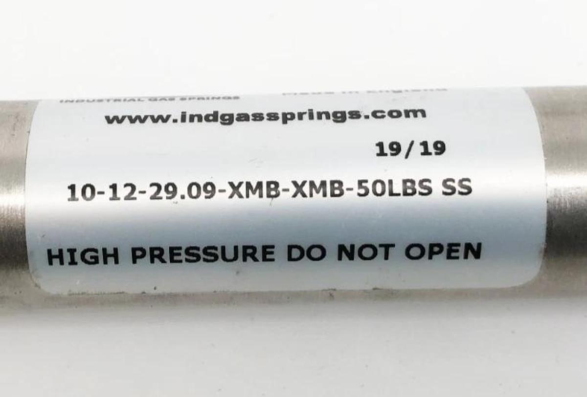 New IGS Customline 10-12-29.09-XMB-XMB-50LBS SS Gas Spring - No Box