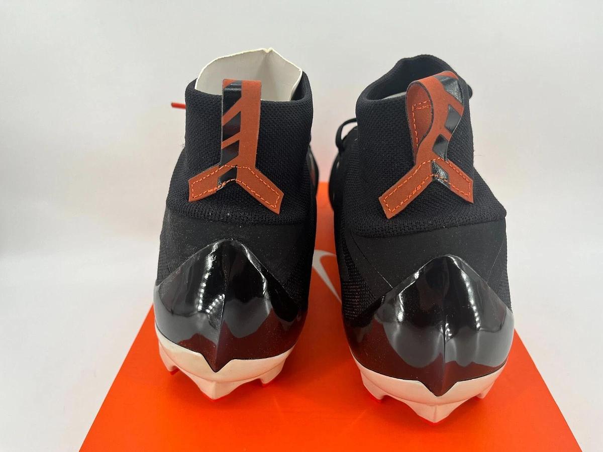 Nike Vapor Untouchable Pro 3 SMU P Black/Orange Size 16 OSU Beavers Cleats
