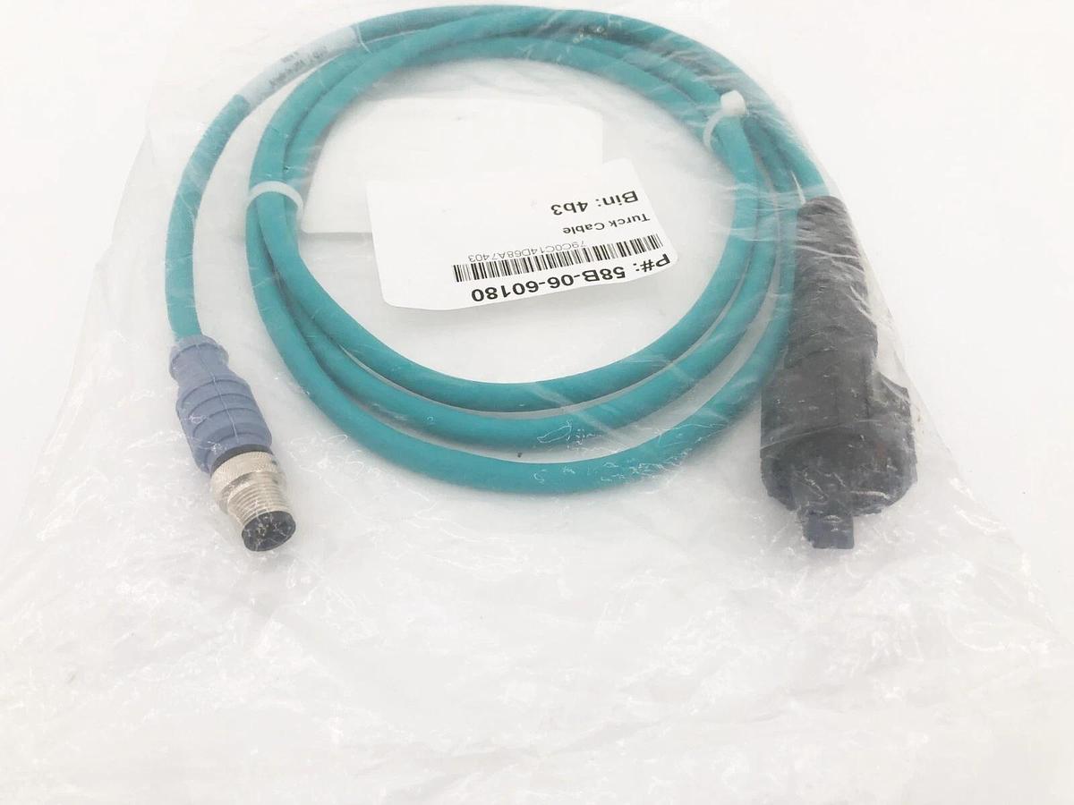 New Turck 58B-06-60180 Ethernet Cable 8-Pin Male 5FT. 100026616